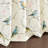 Botanical Bird And Flower Polyester Room Darkening Curtain Pair