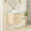 Meuble-lavabo mural simple 23,6 po avec dessus en pierre reconstituée-1284246527