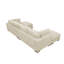 Canapé modulaire de coin avec repose-pieds Croy-109721975