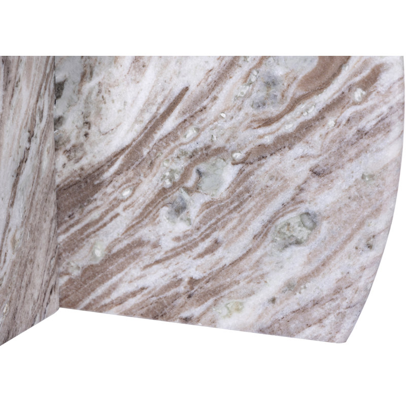 Marble Top Coffee Table, Brown
