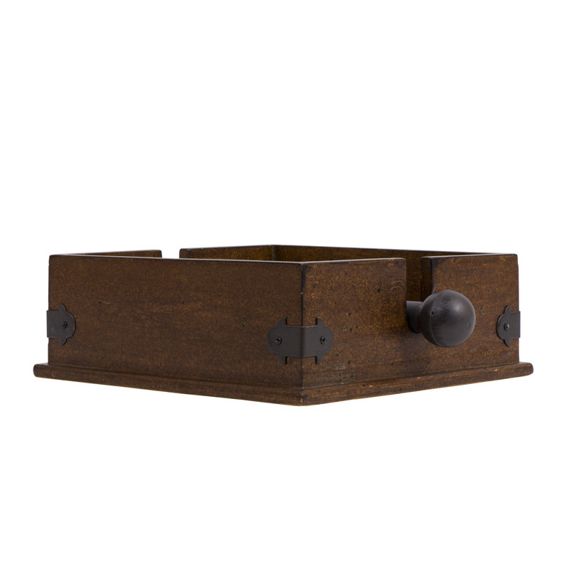 Porte-serviette plat Desmirka, Brun