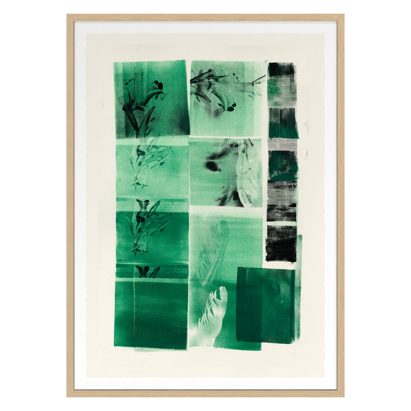 «Fall 2022 Configurations 12» par Chris Paschke, impression sur papier, Cadre nordique simple en chêne nordique
