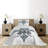 Fleur De Lis Eclectic Polyester Coverlet-41895263