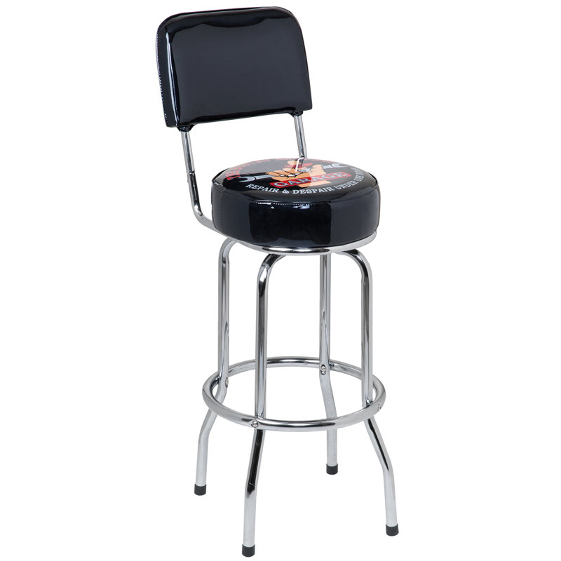 Swivel Upholstered Counter Stool