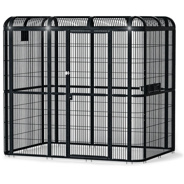 Cerissa Large Walk Bird Aviary With Add-on Base