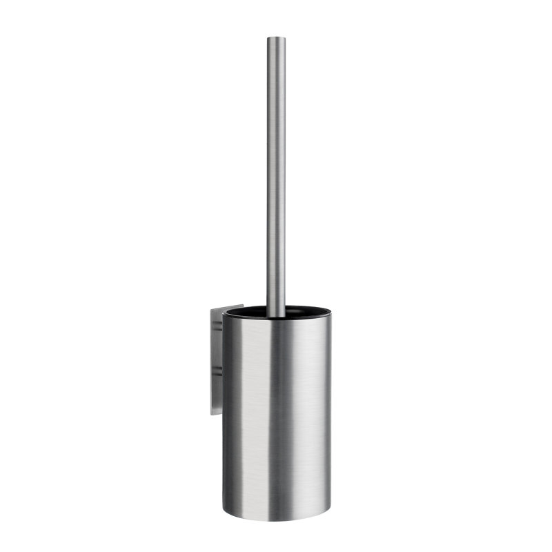 Smedbo Metal Toilet Brush And Holder, Brushed Stainless Steel