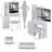 37" Left Bedside Cabinet Dressing Table + Cushioned Stool, Extra Large Right Sliding Mirror, Multi Layer High Capacity Storage, Practical Fashionable Makeup Vanity Table Set, Epa, Gcc, Ul Certificate-85696442