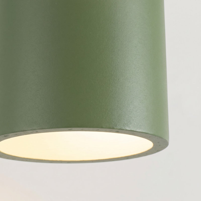 Wall lamp ORBIS 2 grey, Wall lamp ORBIS 1 olive green, Olive Green, 1 Light