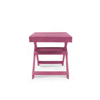 Table d'appoint d'extérieur pliante en PEHD recyclé toutes saisons Seaview