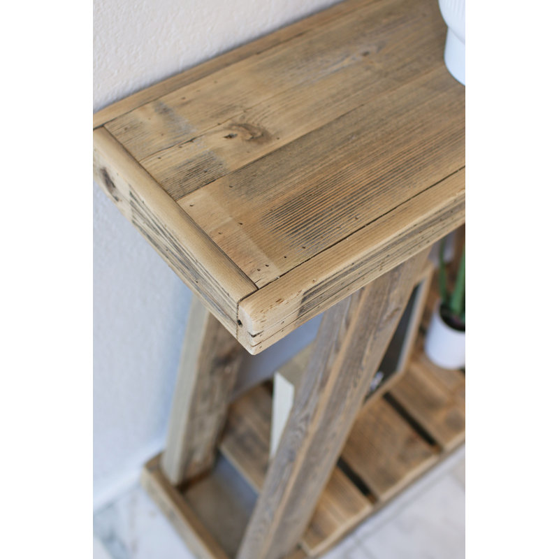Natural Luxe A-frame Console Table
