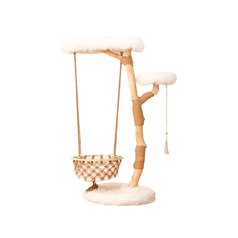 3 Tiers Cat Tree with Condons,Perch,Scratching Posts
