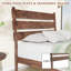 Base de lit en bois massif avec tête de lit ergonomique Flennory-1310327206-1310327204