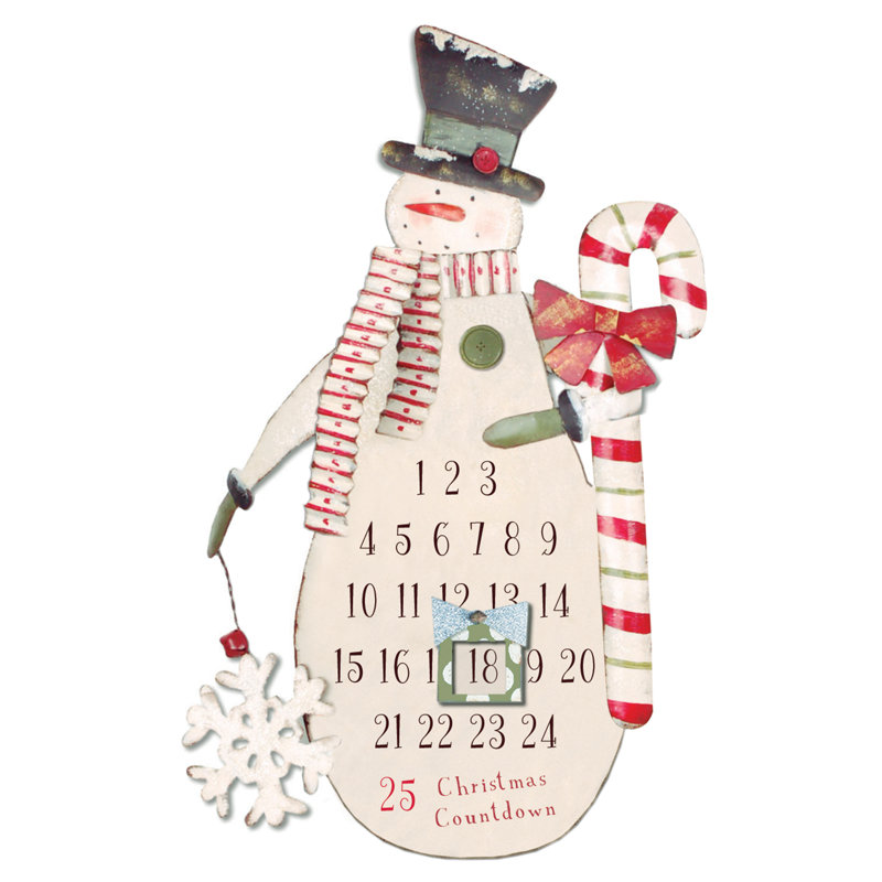 Compte de Noël bonhomme de neige
