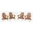 Laguna HDPE Folding Adirondack Chair-136775675