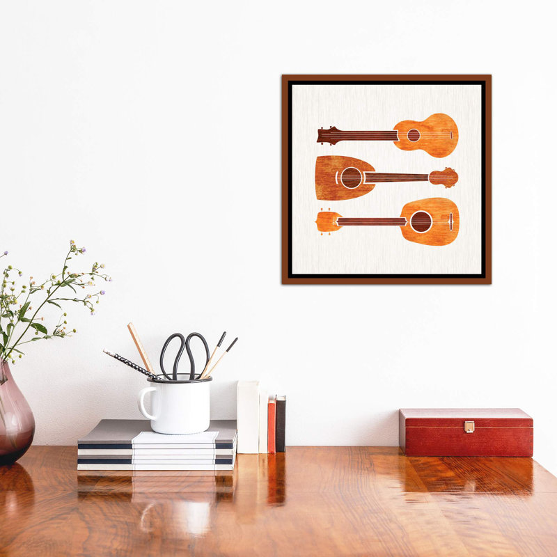 Hawaïen - Édulcorants, H 18 po x l 18 po x 1,5 po, Toile avec cadre en bois classique