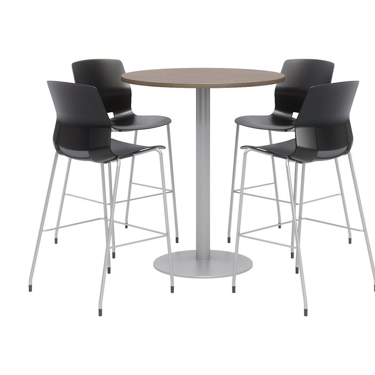 42" L Round Breakroom Table and Chair Set