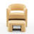 Upholstered Barrel Chair With Ottoman-549360607