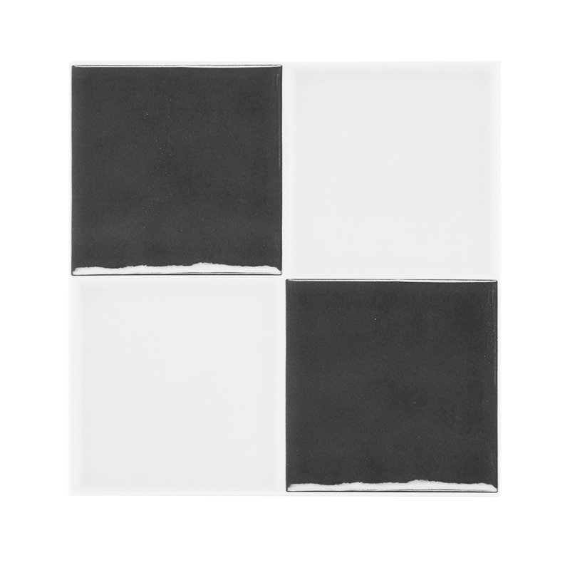 30Pcs Self-Adhesive Thick Wall Tile Stickers, Black