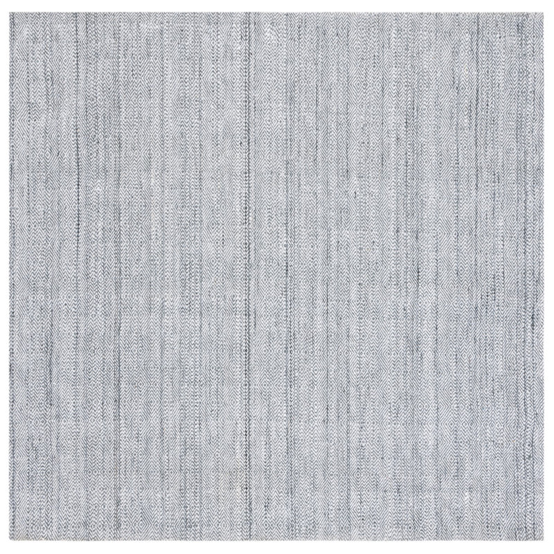 Tapis géométrique tissé à la main Denyse, Carré 6 pi
