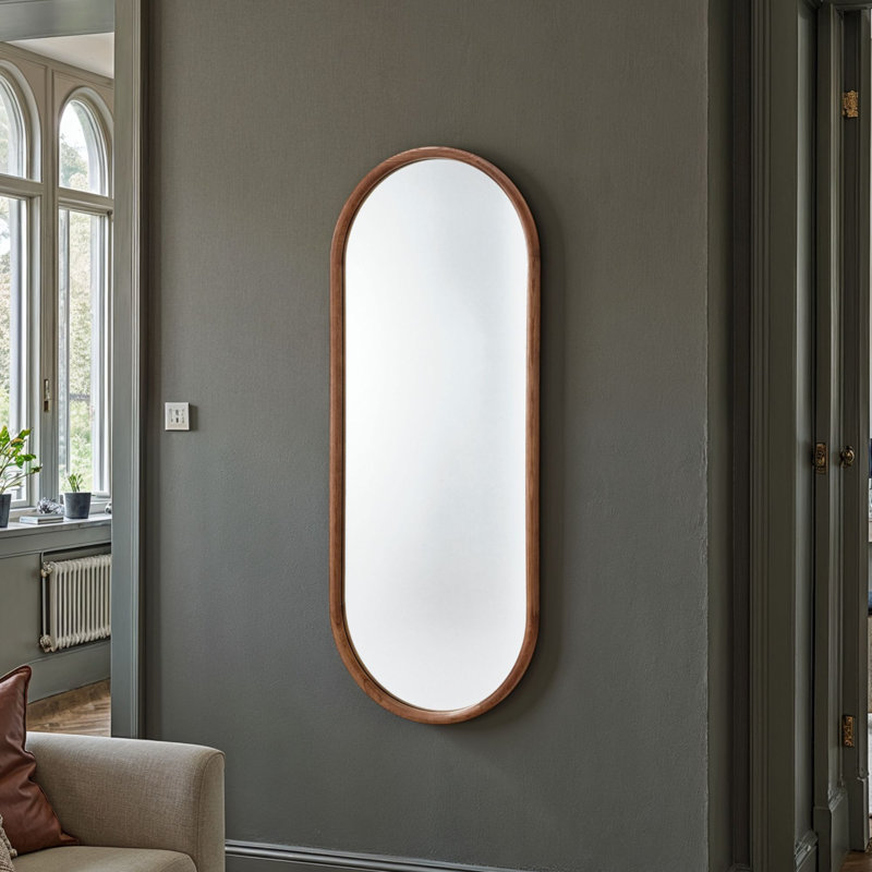 Solid Wood Mirror, 150 cm H x 60 cm W