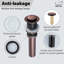 Drain escamotable pour salle de bain Mokleba-123261483