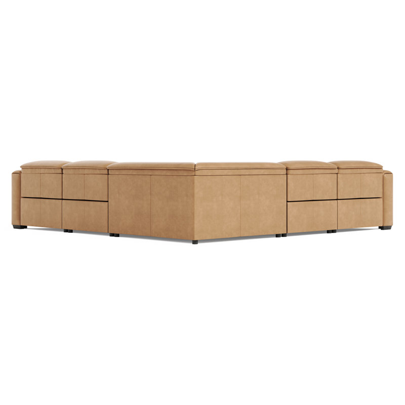 Leather Corner Sectional