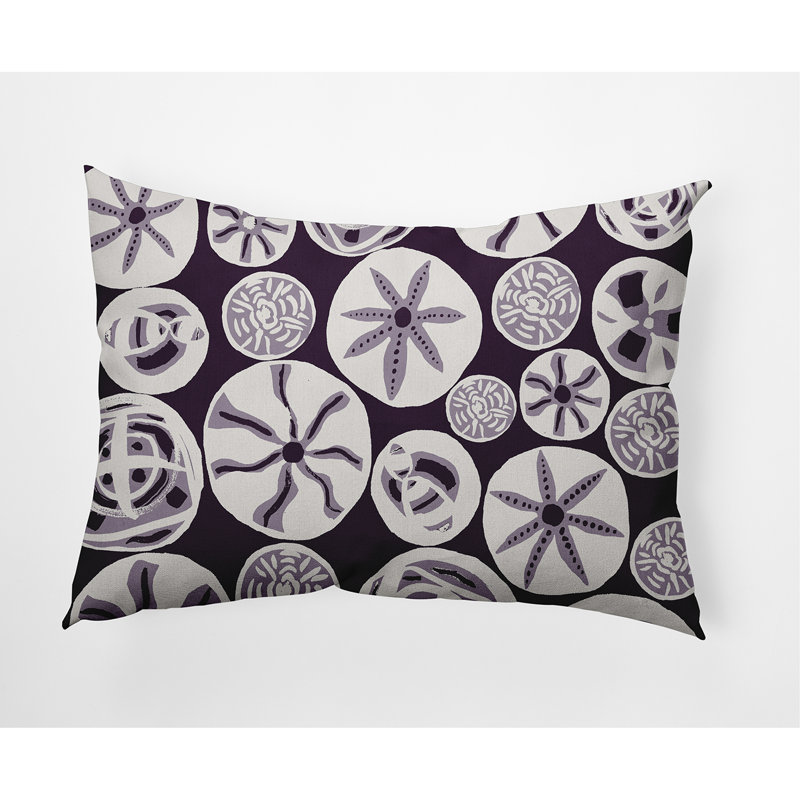 Housse de coussin carrée extérieure/insert, Violet