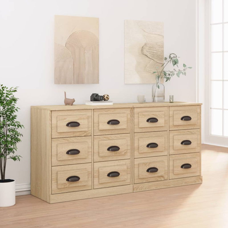 Bryker Display Cabinet, Sonoma Oak
