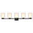 Oslo 5 - Light Dimmable LED Matte Black Vanity Light