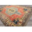 Tapis en laine noué à la main, style Sultanhan, rose turquoise, 216 cm x 290 cm (7 pi 1 po x 9 pi 6 po)