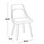 Chaises d'appoint rembourrées avec pieds en bois courbé Aurika-90576993-90576994