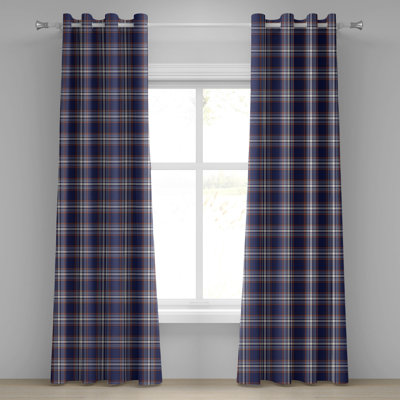 Sateen Semi Sheer Curtains / Drapes Pair