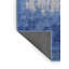 Tapis bleu / gris à motif abstrait Bronxville-678452400
