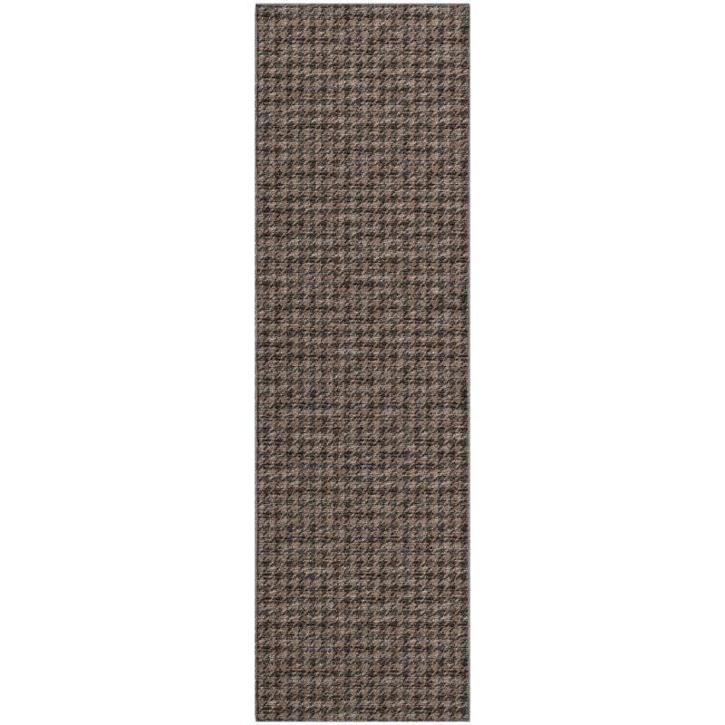Premium Machine Washable Paullette AMF137 Chocolate Rug, Runner 2'3" x 7'6"