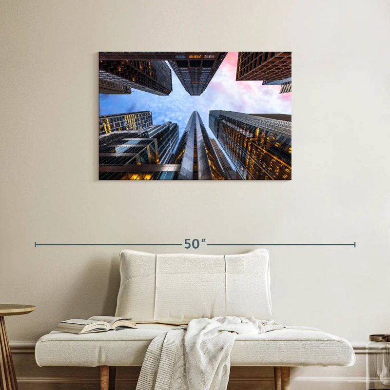 Lilie Chicago High Rises, 24" H x 36" W