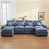 Blue Chenille