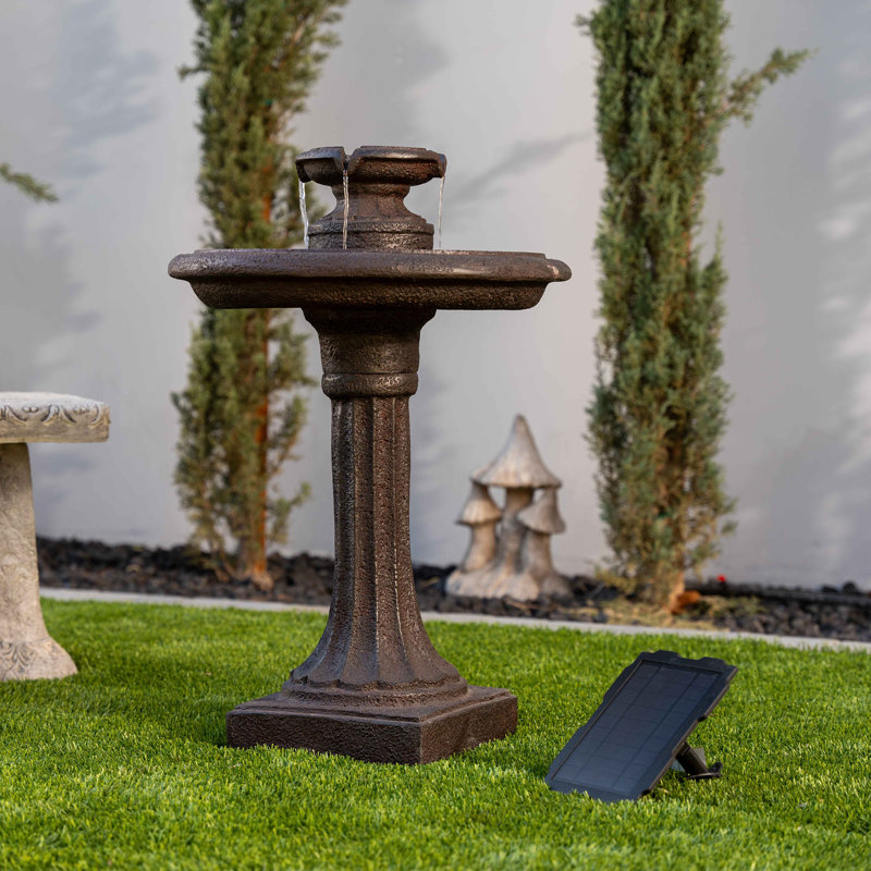 Outdoor Birdbath Fountain