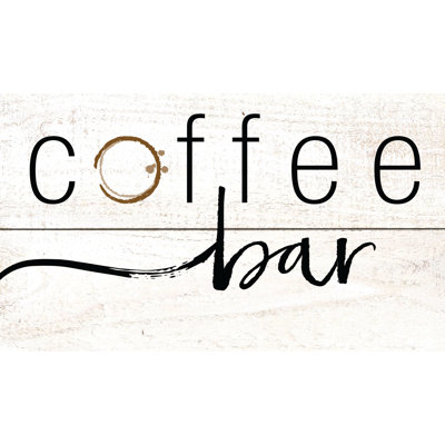 Coffee Bar - Textual Art Print