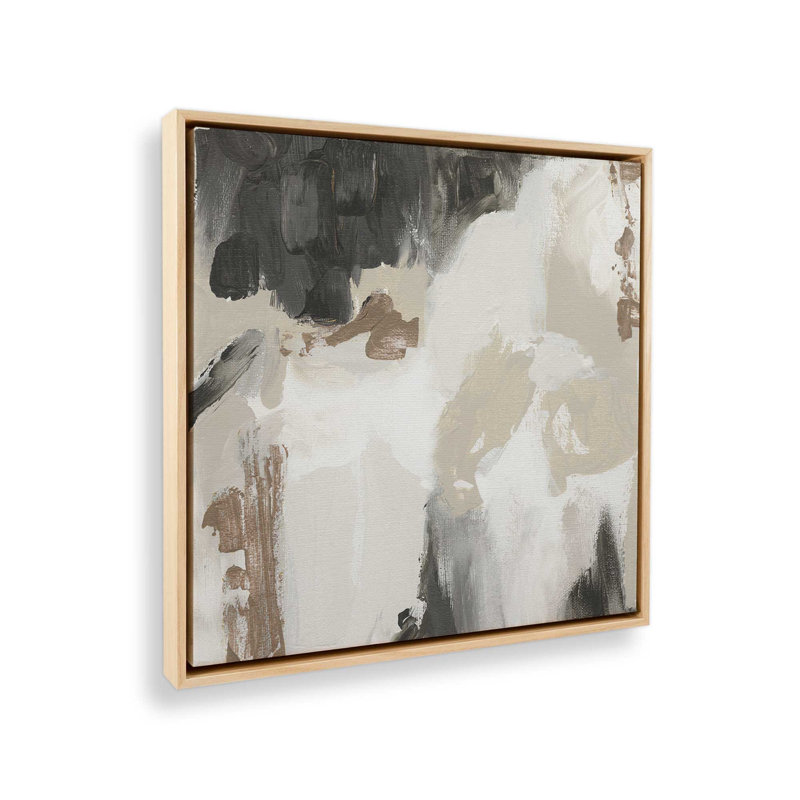 "Mosaïque monochrome V1" sur toile, Érable américain encadré, H 32,75 po x l 32,75 po x P 1,75 po