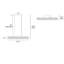 Luminaire suspendu à 1 lumière DEL Shymir