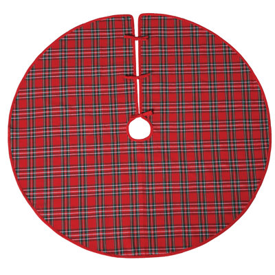 Plaid Cotton Tree Skirt