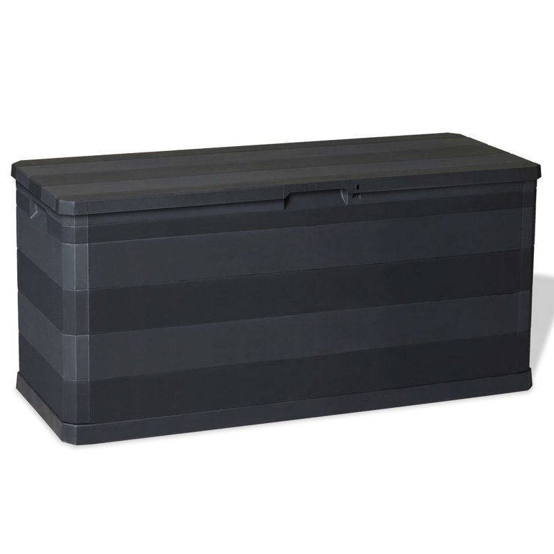 Burkhart Garden Storage Box 280 L, Black