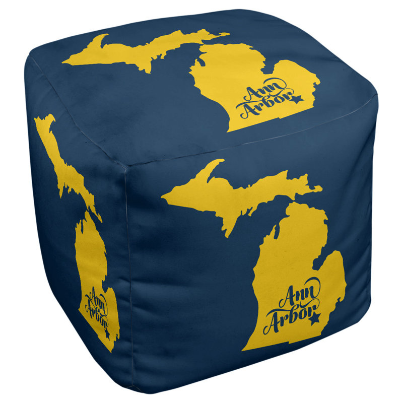 Repose-pieds cubes de michigan sports