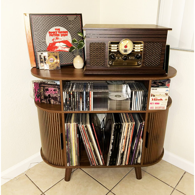 Support pour tourne-disque Mid-Century