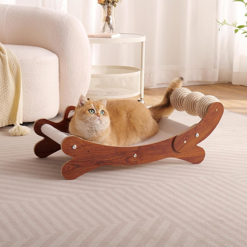 Grattoir pour chat avec feutre à griffer de remplacement, grand hamac pour lit à griffer pour matelas à gratter, protège les meubles, cadeaux pour chatons