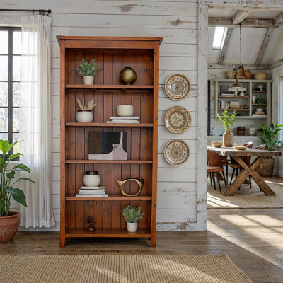 Bibliothèque en bois massif H 77 "x l 39" Wimbled