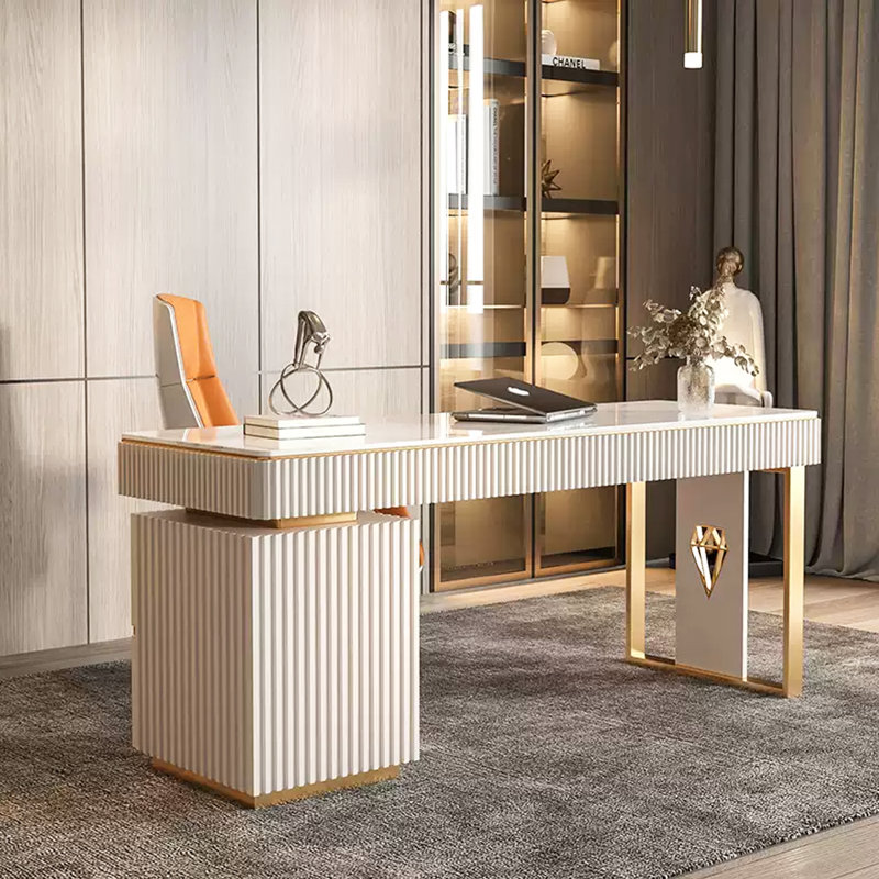 Table de réception légère et luxueuse, H 29,53 po x l 70,87 po x P 27,56 po