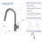Pull Down Single Handle Kitchen Faucet-122513542