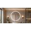Round Copper-free Silver Glass Led Mirror
