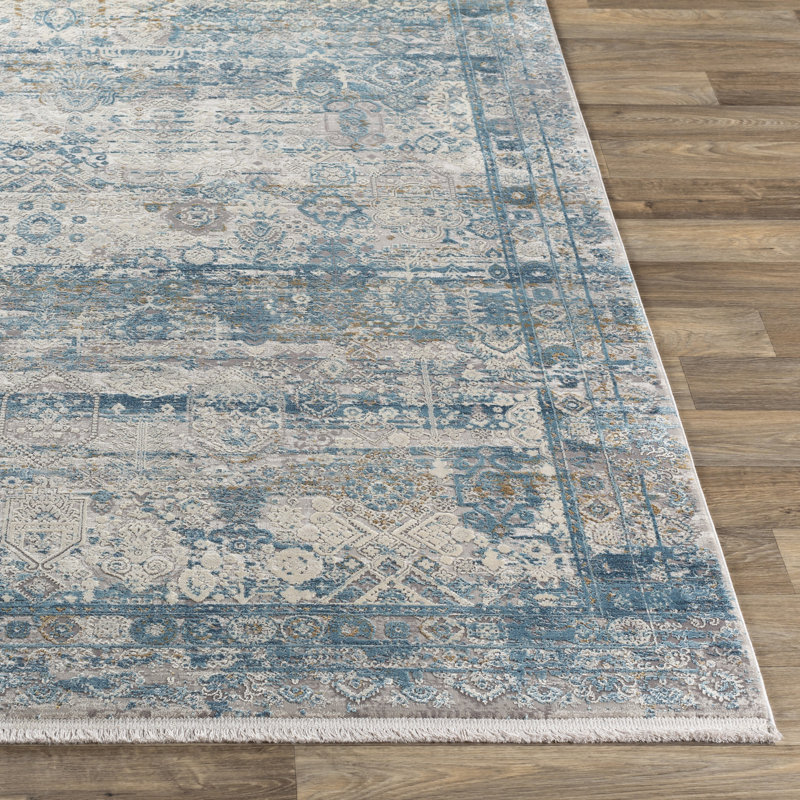Oriental Indoor Rug, Rectangle 9'6" x 13'